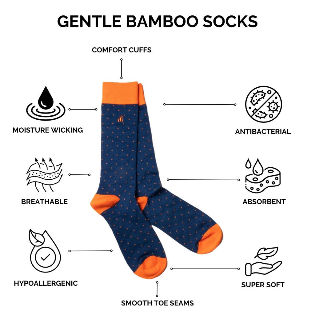 Tractor Bamboo Socks (Comfort Cuff)