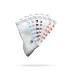 Glitch Text Socks