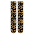 Leopard Print Weightlifting Socks