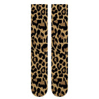 Leopard Print Weightlifting Socks