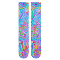 Marble Multicoloured Weightlifting Socks
