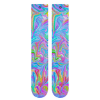 Marble Snow Socks