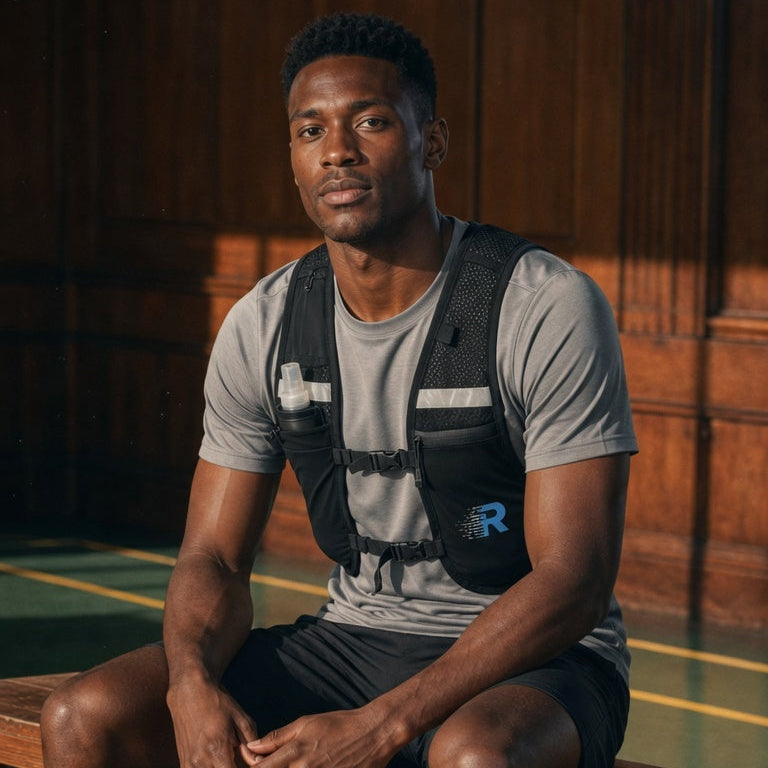 Run With Freedom Challenger Hydration Running Vest Gym Lifestyle Photoshoot
