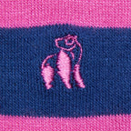 Pink Stripe Matching Bamboo Socks (Adult & Child)